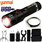 Новый дизайн XM-L T6 USB перезаряжаемая 18650 батарея фонасветильник 3000lm алюминиевый водонепроницаемый трехрежимный Велоспорт Кемпинг свет