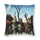 Чехол для автомобильной подушки с изображением лебедей, слонов, Сальвадора Дали