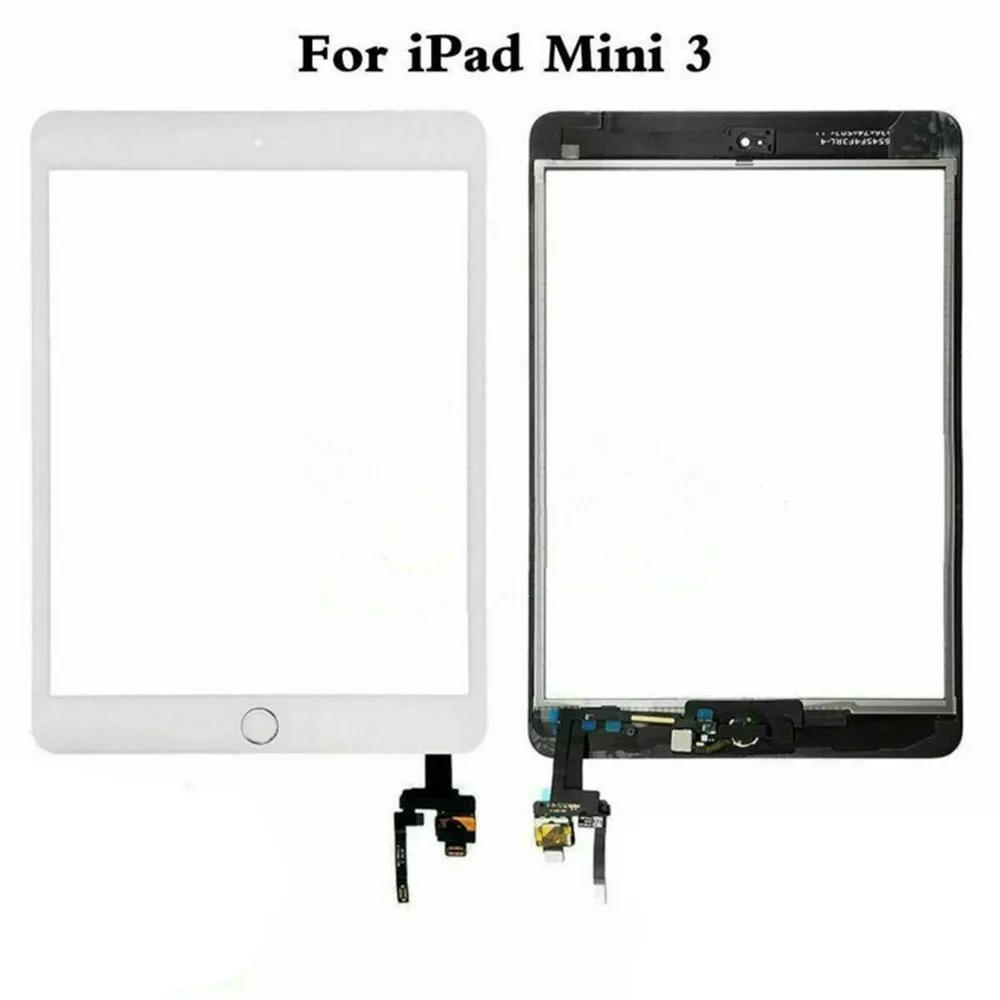 

100% Tested For iPad Mini 3 Mini3 2014 A1599 A1600 Touch Glass Screen Digitizer With Home Button Full Assembly Replacement Part