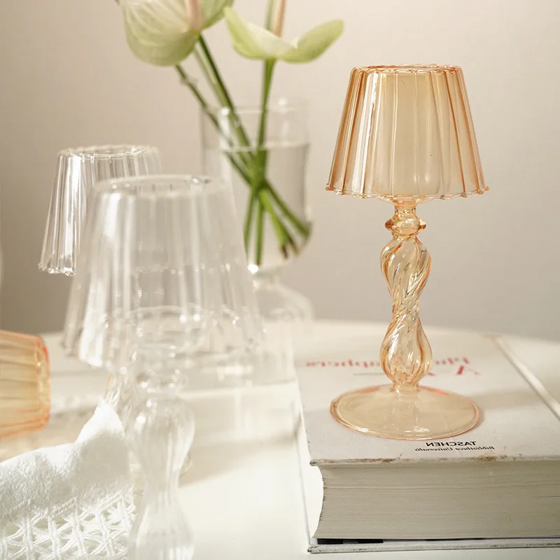 

Candle Holder Vintage Decor Terrarium Candles For Home Decor Bougie Parfumee Glass Wedding Tealight Candle Holder Подсвечник