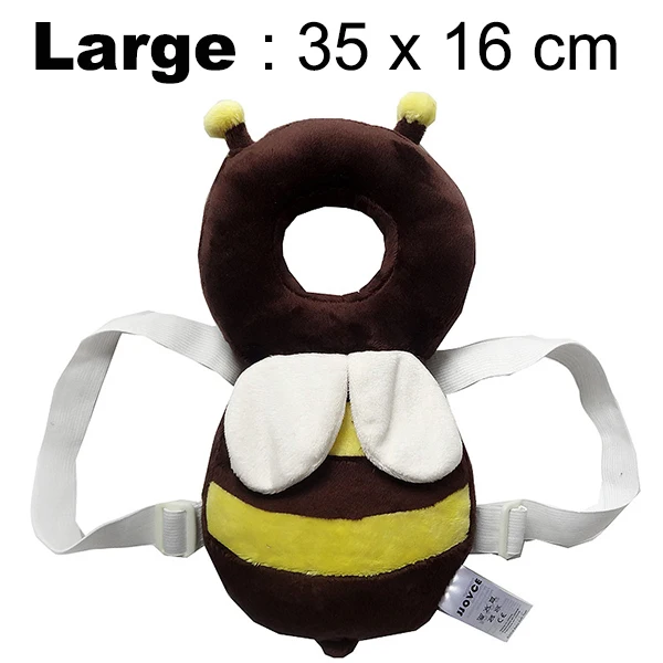 Large Black Bee Большая детская подушка для защиты головы, подголовник для малышей, подушка для шеи, милые крылья, Подушка для кормления, защита от падения, YYT341 - Цвет: Large Black Bee
