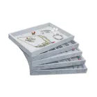 Бархатный держатель для ювелирных изделий, лотки для ювелирных изделий, браслетов, колец, серег, подвеска из нефрита, органайзер для хранения драгоценностей