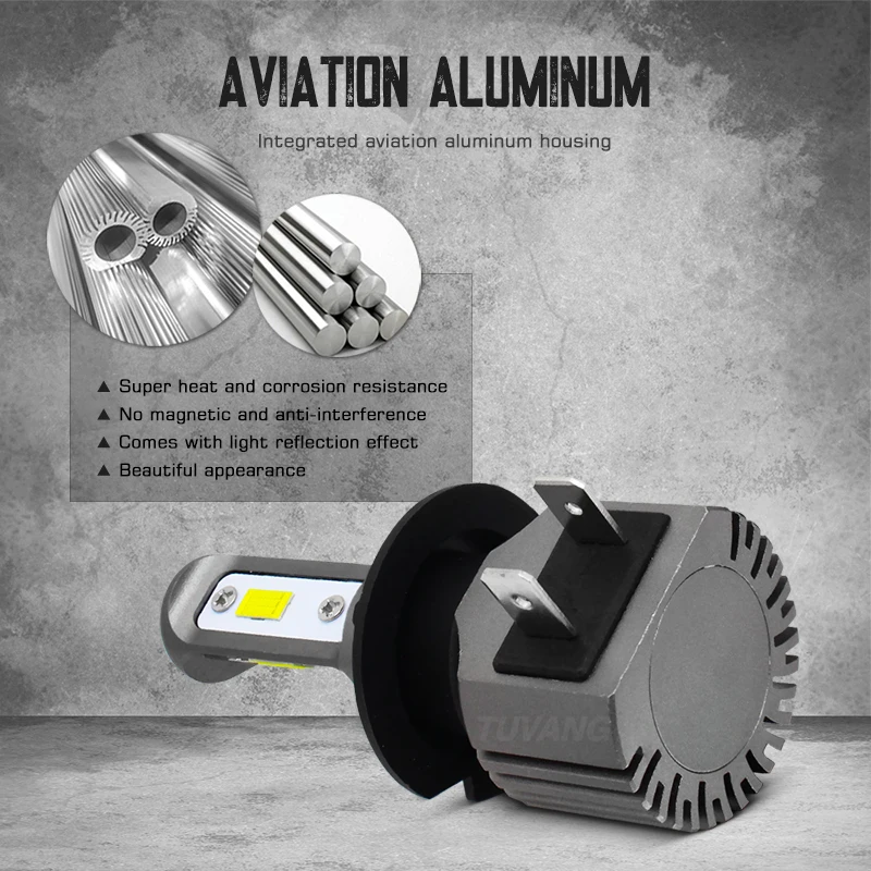 2x100 W H4 H7 Led H8 H11 9005 HB3 9006 HB4 H1 H27 881 880 3570 чип Canbus лампы Автомобильные светодиодные противотуманные фары дальнего света автомобиля светильник источник