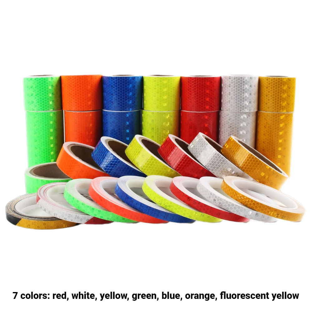 Светоотражающая лента ПВХ клейкие светоотражающие наклейки Предупреждение