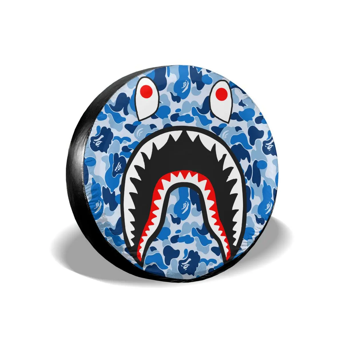 Bape Shark Spare Tire Cover Water-SunProof Custom Bape Tyre Cover Wheel Protectors Camper Travel Trailer, RV, SUV, Truck Jeep  - buy with discount