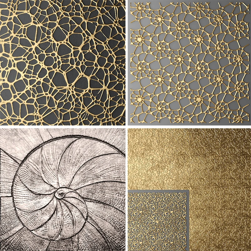 Nitree Черная решетка золотой цвет Текстура сшивка еды фотография Фон Фотофон фото