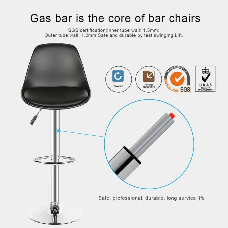 Барный стул в современном стиле с высокой спинкой барные стулья поворотом на 360