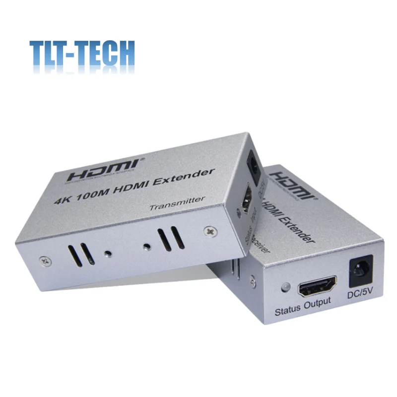 

4K HDMI Extender TCP IP 100M 330FT Over Cat5/Cat5e/Cat6 to UTP Rj45 Network HDMI Transmitter Receiver HDMI Extensor