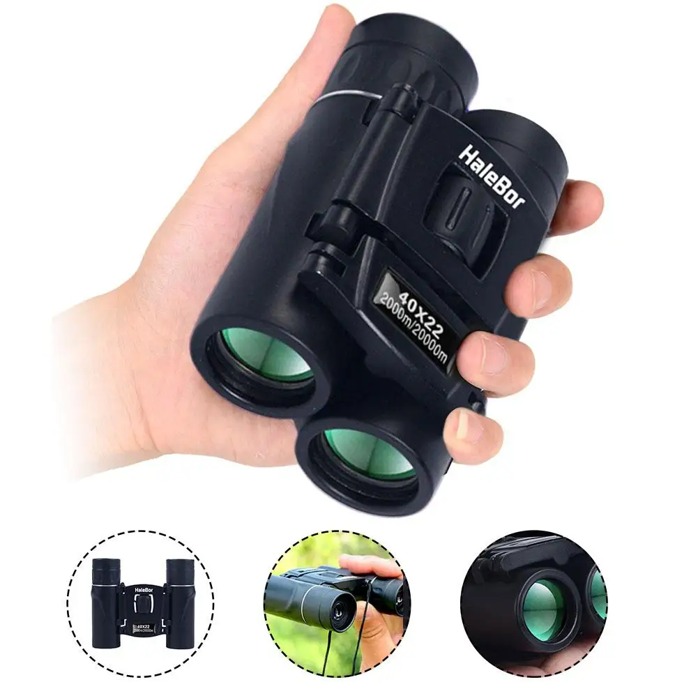 Binoculars Telescope Prism BAK4 High Magnification HD Micro Night Vision Binoculars 2000 Meters Telescopes For Camping Hiking