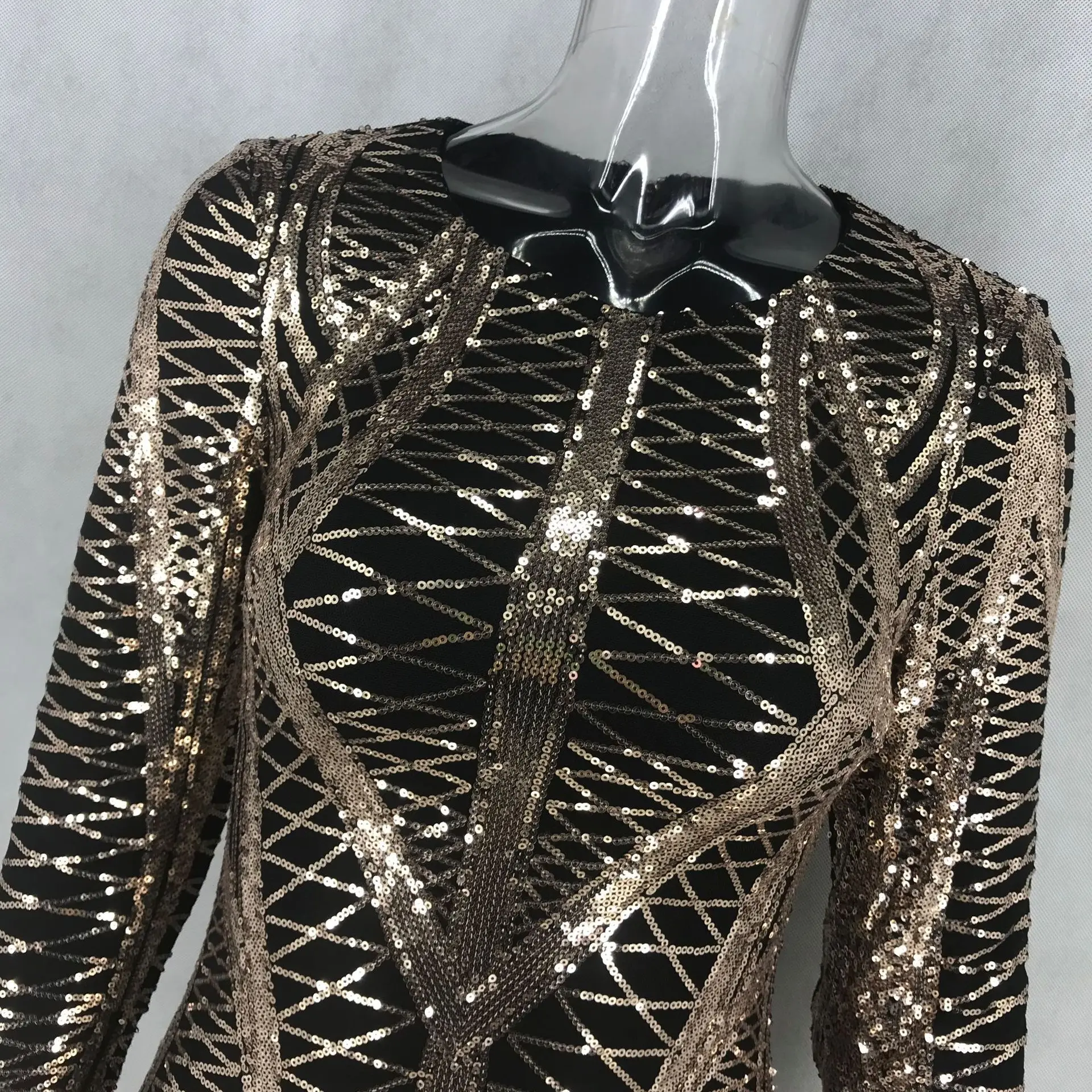 

Bodycon Dress Long Sleeve 2021 New Arrivals Women's Nightclubs Sexy Celebrity Club Night Party Dress