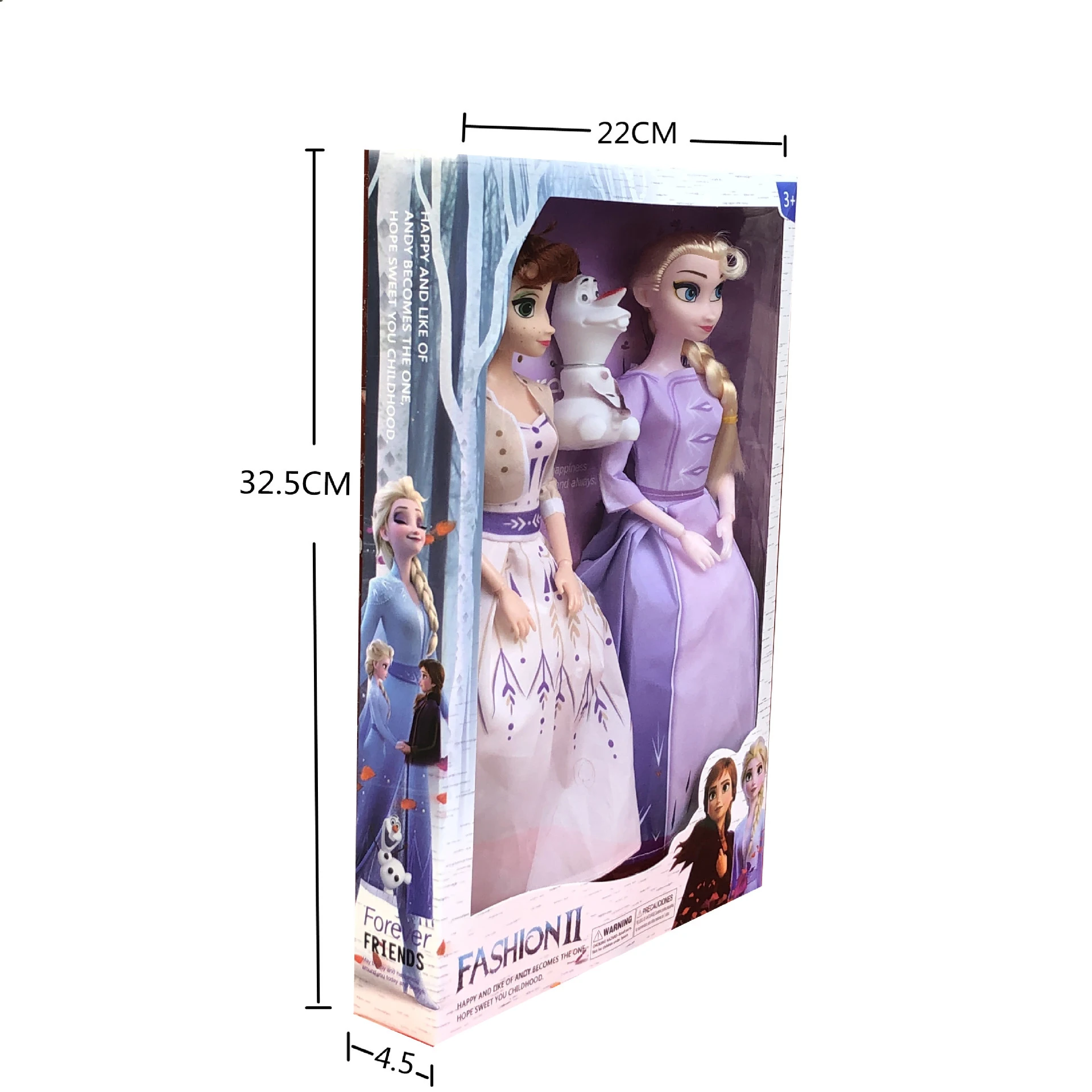 3 шт./компл. Disney Cartoon 30 см Frozen 2 Doll принцесса Анна детские плюшевые игрушки для