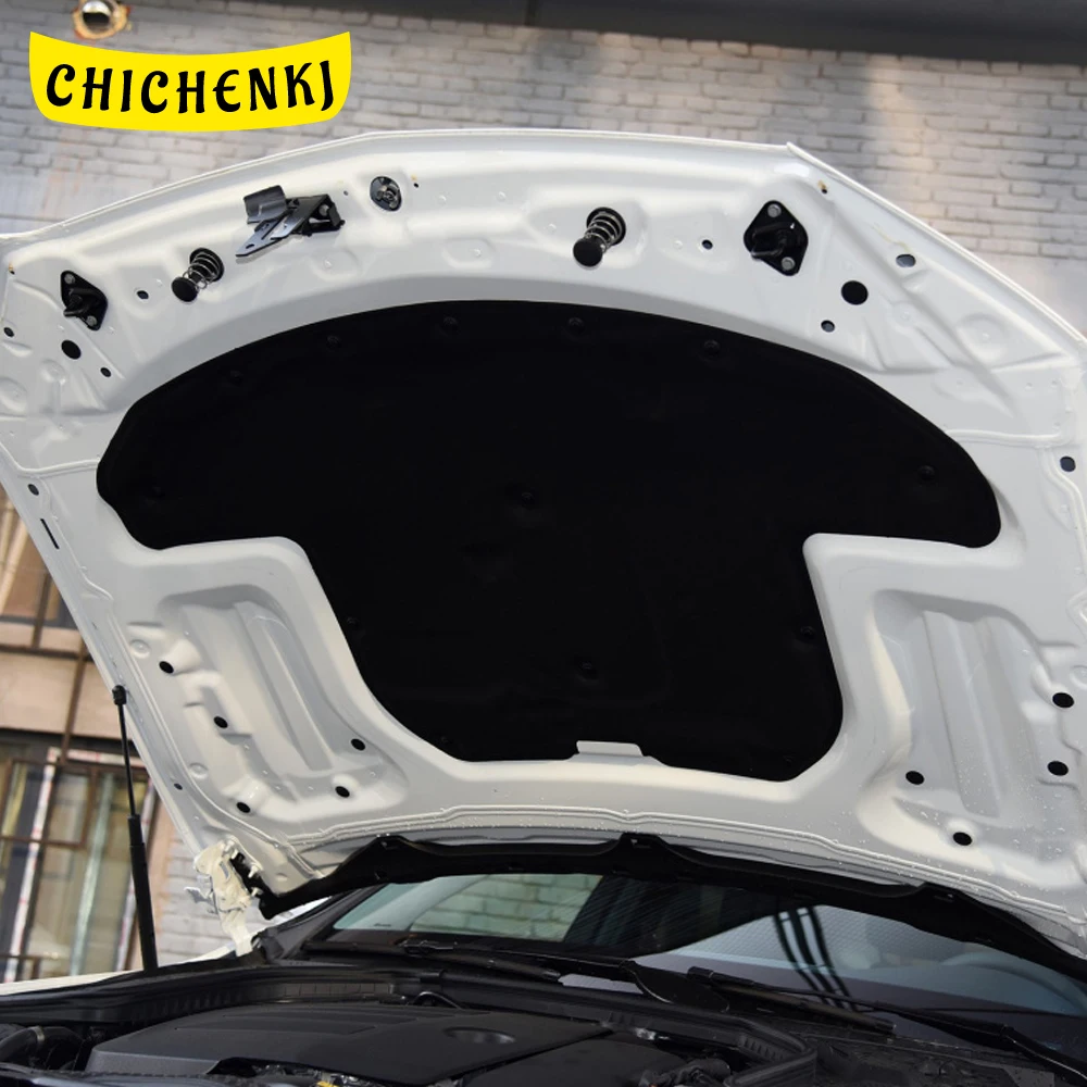 

For Mercedes-Benz C-Class W205 2015-2020 Car Heat Sound Insulation Cotton Front Hood Engine Firewall Mat Cover Noise Deadener