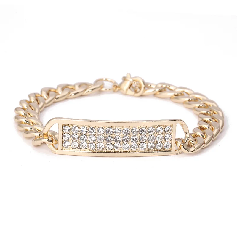 Взрывоопасный креативный браслет для мужчин и женщин имитация золота полный