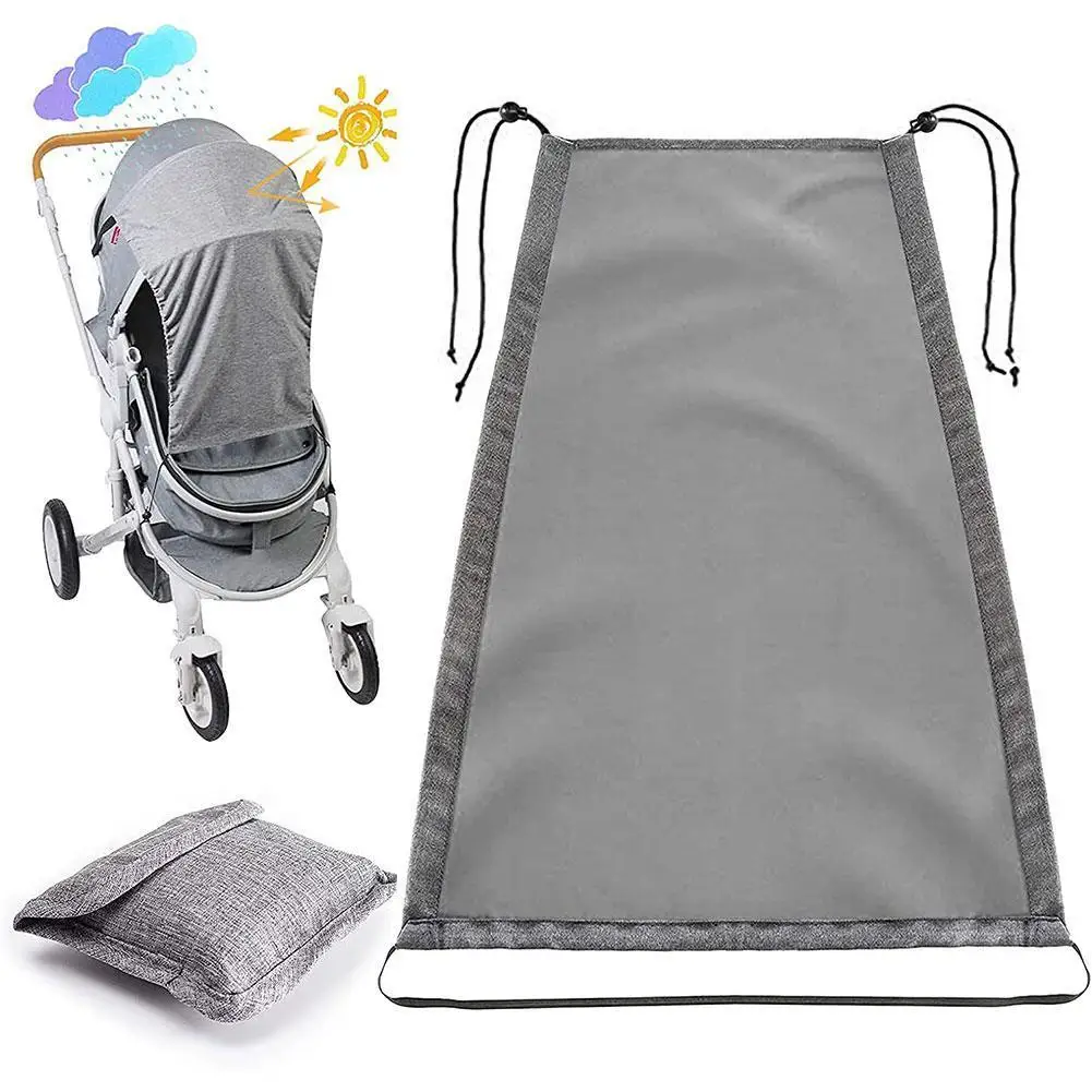

Universal Baby Stroller Awning Safety Seats Accessories Windproof Waterproof Cover Baby Kids Anti-ultraviolet Sunscreen Sun Q9R7
