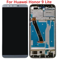original 5 56 lcd for huawei honor 9 lite lcd display with frame touch screen digitizer assembly replacement repair lcd