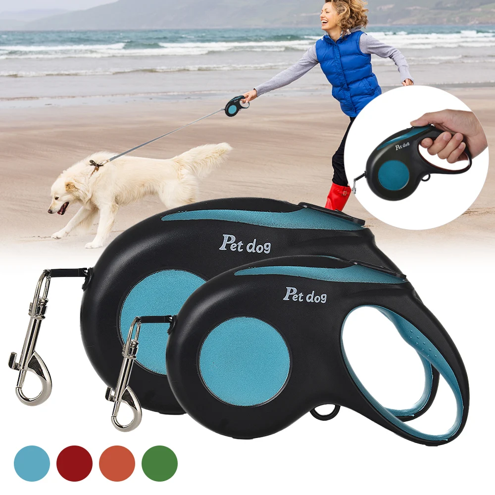 3/5M собачий поводок прочный автоматические вытяжные собачьи поводки прогулки для