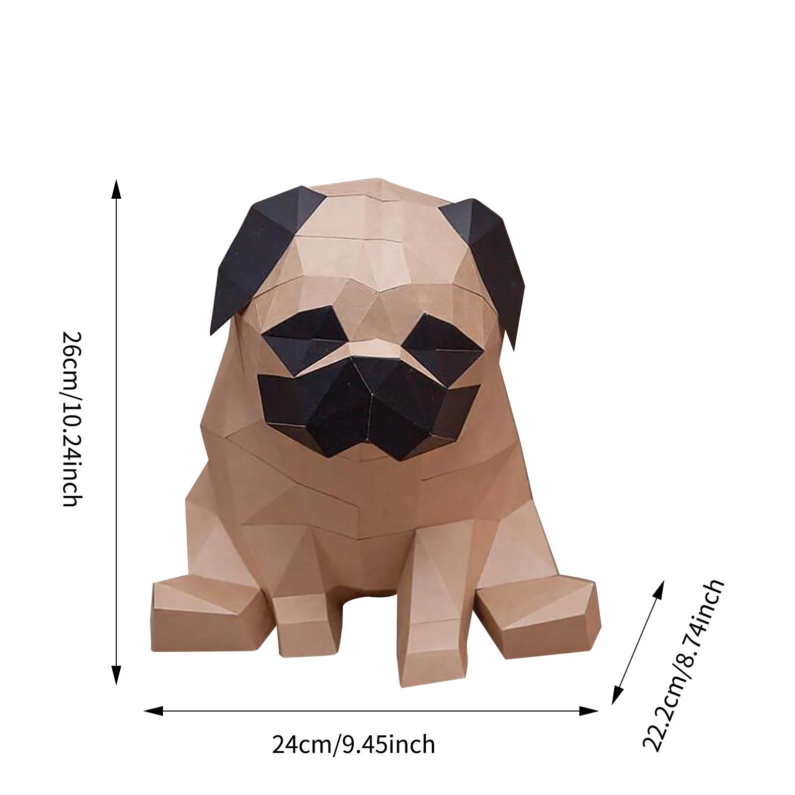 Выгула собак Бумага 3D DIY ручной Творческий дом украшения Настенный декор работы