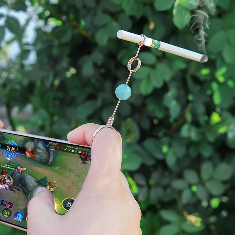 Держатель для сигарет с 2 кругами кольцо мужчин и женщин тонкие сигареты