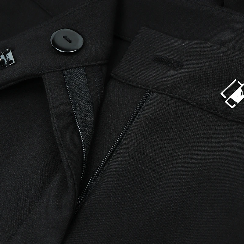 INDRESSME, модный сексуальный блейзер с v-образным вырезом, открытая спина, топ, длинные штаны, костюмы, набор, Официальный женский офисный комплект из 2 предметов