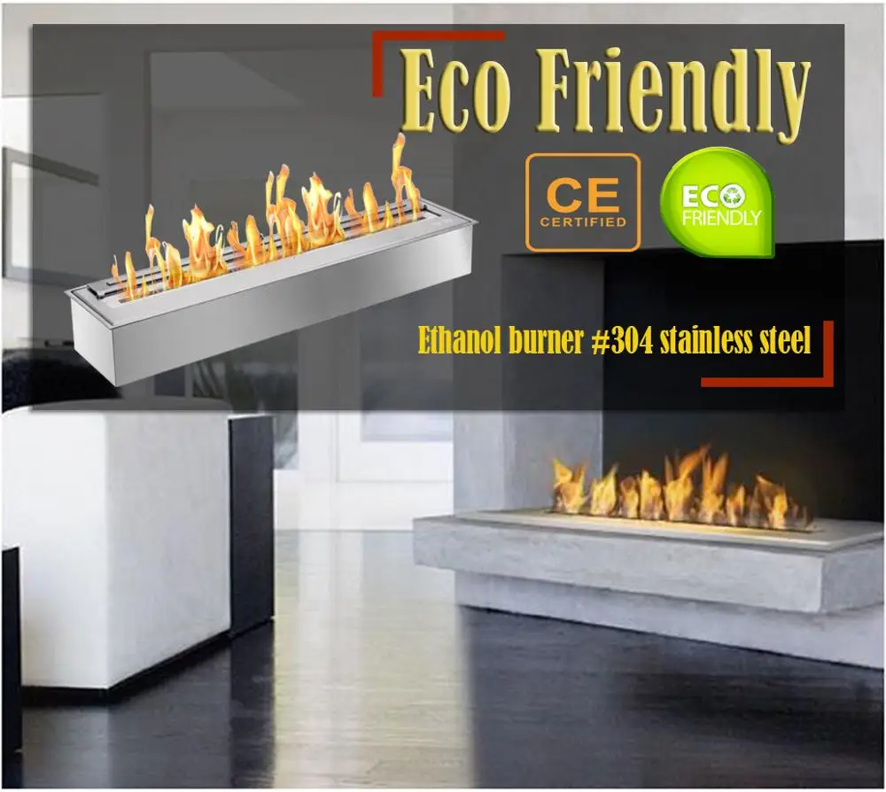 

Inno living fire 48 inch bio ethanol insert gel fuel fireplace insert