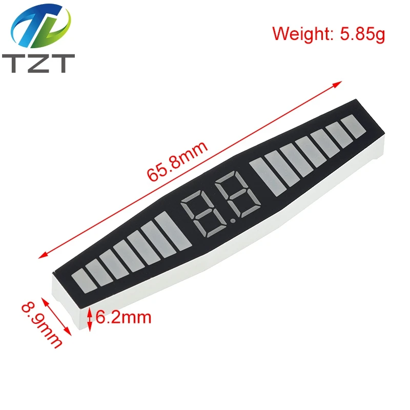 Обратный радар дисплей 0 36 подключенная цифровая трубка семь сегментов