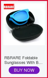 RBRARE Foldable Sunglasses With Box Vintage Classic Sun Glasses Men Shopping Travel Colorful UV400 Lunette De Soleil Femme