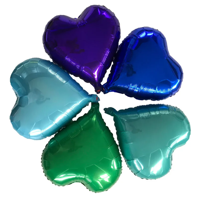 1 шт 18 дюймовые воздушные шары в форме сердца из гелиевой фольги для свадьбы Дня