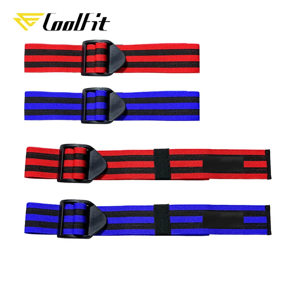 Тренировочные ленты CoolFit BFR для фитнеса тренировочные мышц рук и ног тренажерный