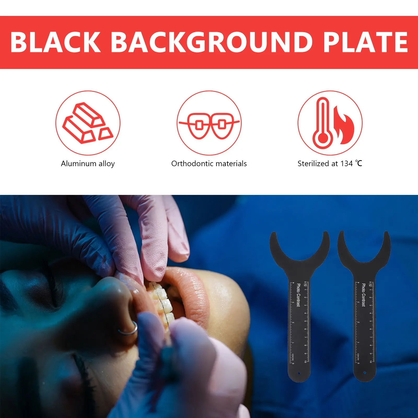 

1 Set Photographic Background Photo Contrast Dental Accessories for Home Hospital