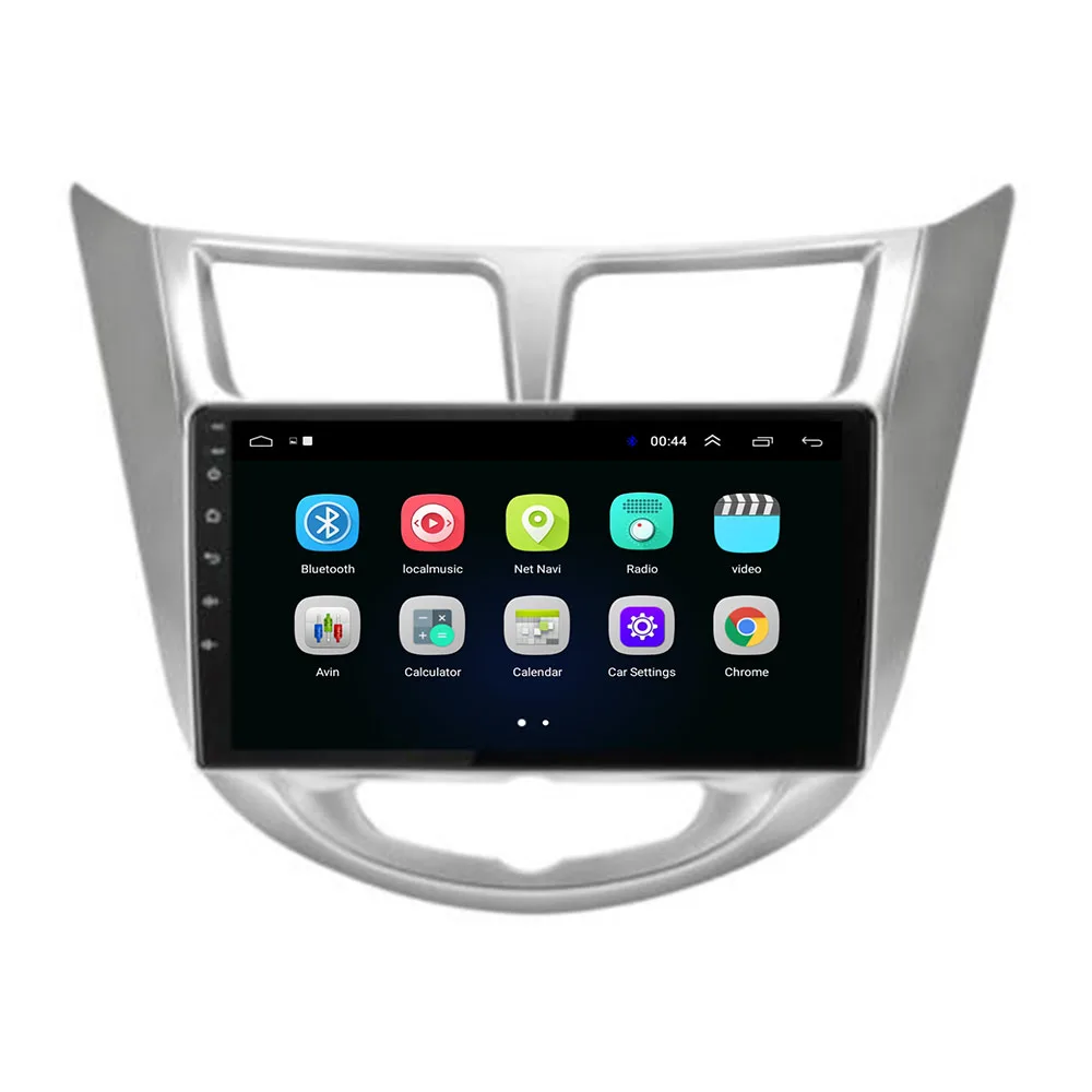 

Автомобильный радиоприемник AI Voice 2 din Android для Hyundai Solaris Accent i25 2010-2016 Carplay 4G Автомобильный мультимедийный GPS Авторадио