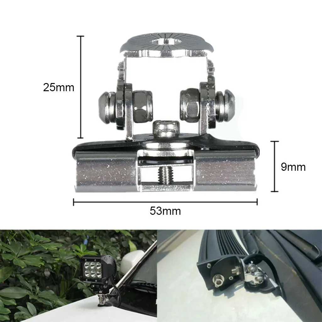 Универсальный 2x столб капюшон светодиодный рабочий светильник бар крепление