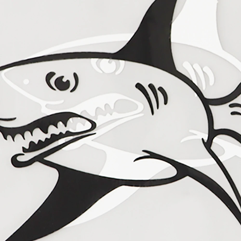 

YJZT 15.5CM12CM Ocean Ferocious Creatures Shark Decal Vinyl Car Sticker 18A-0011
