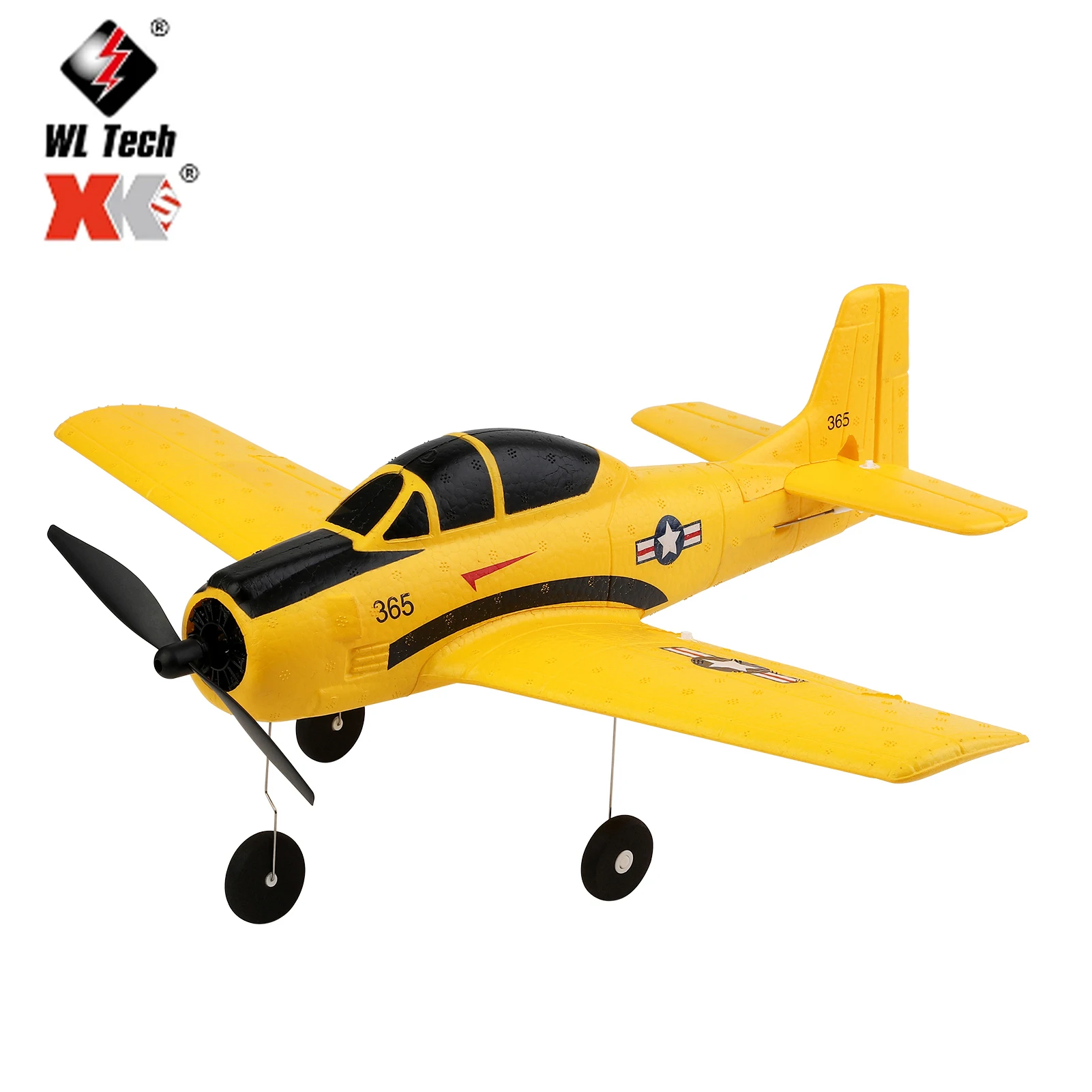 

Wltoys A210 RC Airplanes 4CH 6-axis Gyro P40 Fighter Remote Control Glider Unmanned Aircraft Model Flight Outdoor Toy for Kids