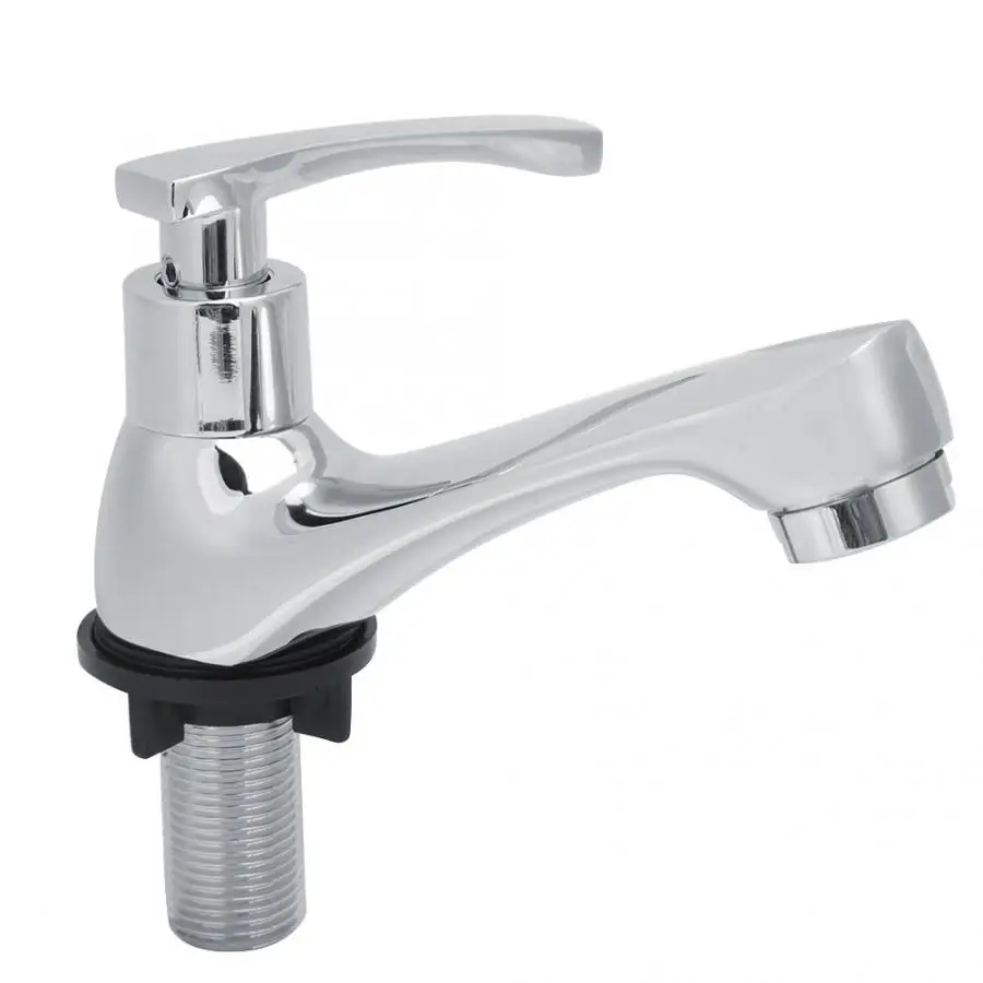G1/2in Single Handle Zinc Alloy Household Faucet Water Tap for Home Bathroom Use | Обустройство дома