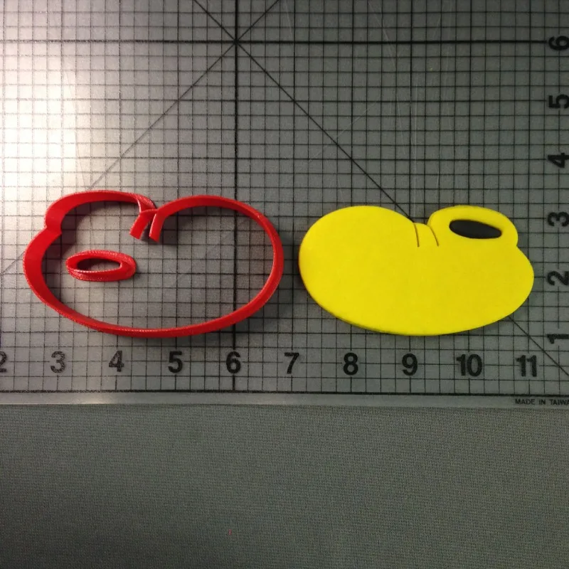 3D печатных пла-пластиковым классический Мышь брюки левый правый ботинок fondant