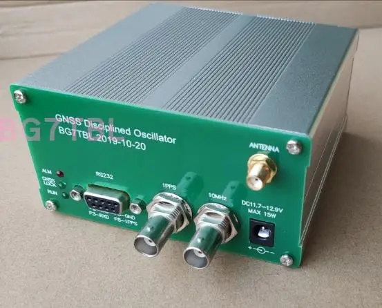 

made by Bg7tbl 10MHZ SINE WAVE GPS DISCiPLINED CLOCK GPSDO + Distribution amplifier OCXO with power supply & Antenna