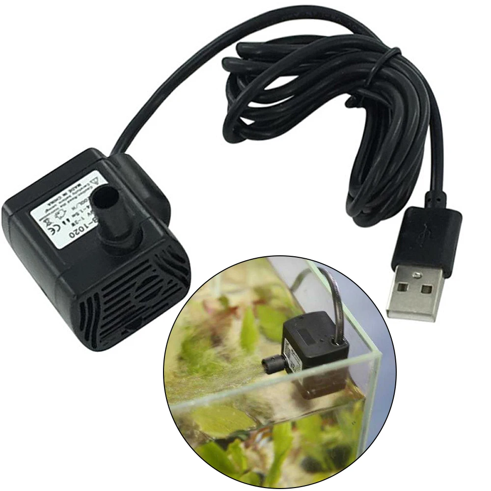 Микро водяной насос с питанием от USB погружной мини дозатор воды для аквариума