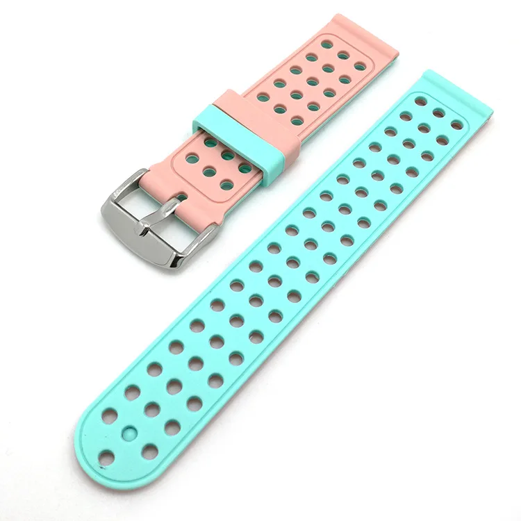 18mm 20mm 22mm sport silicone Band Strap For Samsung Gear S2 S3 Frontier amazfit Bip Lite active2 for Huawei Watch 24mm | Наручные часы