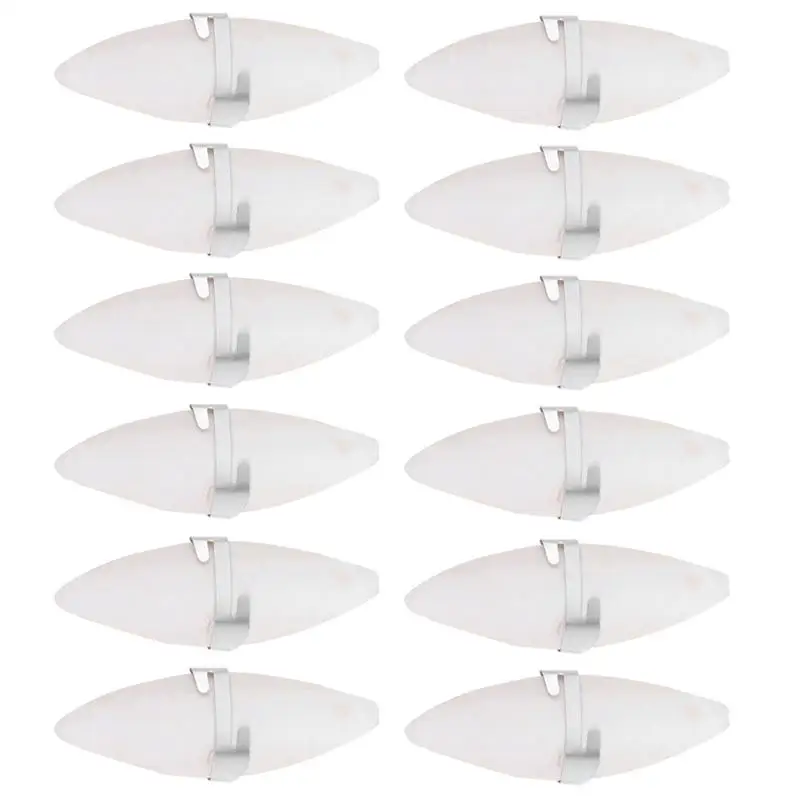 

12pcs Pet Grinding Cuttlefish Bone Teeth Grinding Chew Toy With 12 Hooks Buckle Cuttlefish Bone Parrot Pet Molars Gnawing Toys