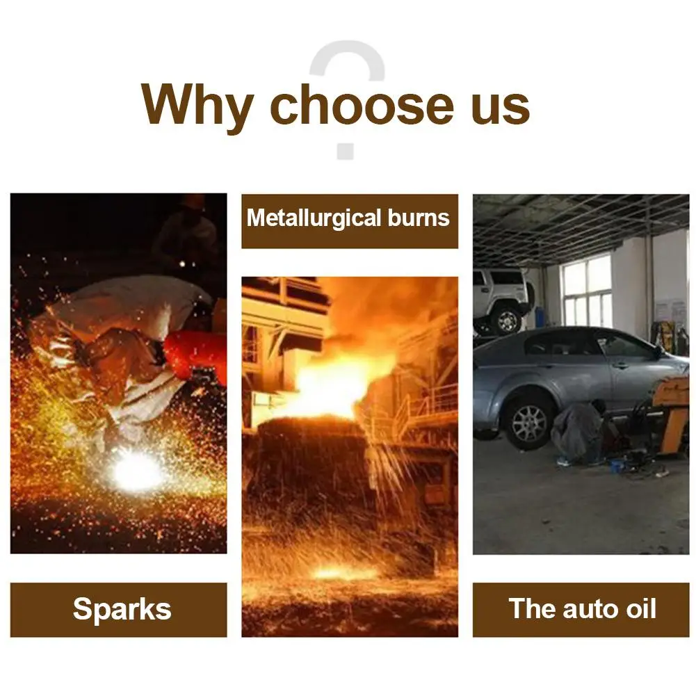 Фартук из искусственной кожи для сварщика огнезащитная одежда сварочных работ