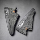 Мужские кроссовки 2021 кожаные мужские слипоны мужская спортивная обувь с воздушной подушкой увеличивающие мужские кроссовки модная Баскетбольная обувь