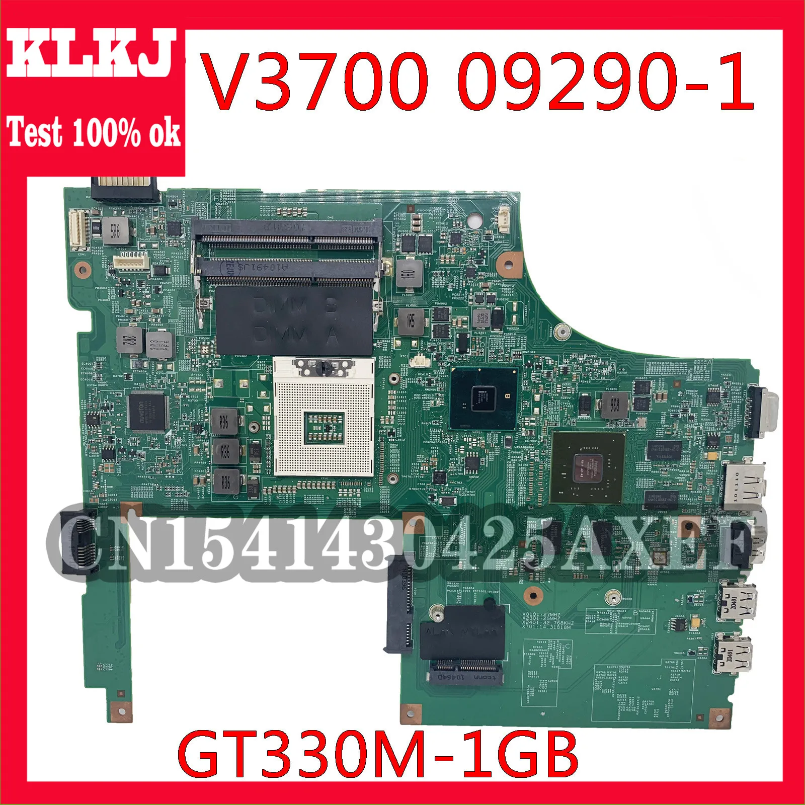 

KLKJ 09290-1 Материнская плата для ноутбука DELL Vostro V3700 материнская плата CN-0WTW8F 0WTW8F WTW8F 48.4RU06.011 09290-1 HM55 GPU оригинальный Тесты