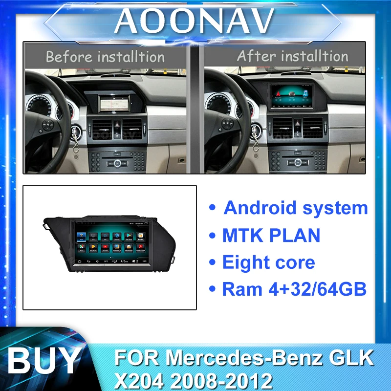 

2din android car radio multimedia player for-Mercedes-Benz GLK X204 2008-2012 car stereo autoradio touch screen GPS navigation