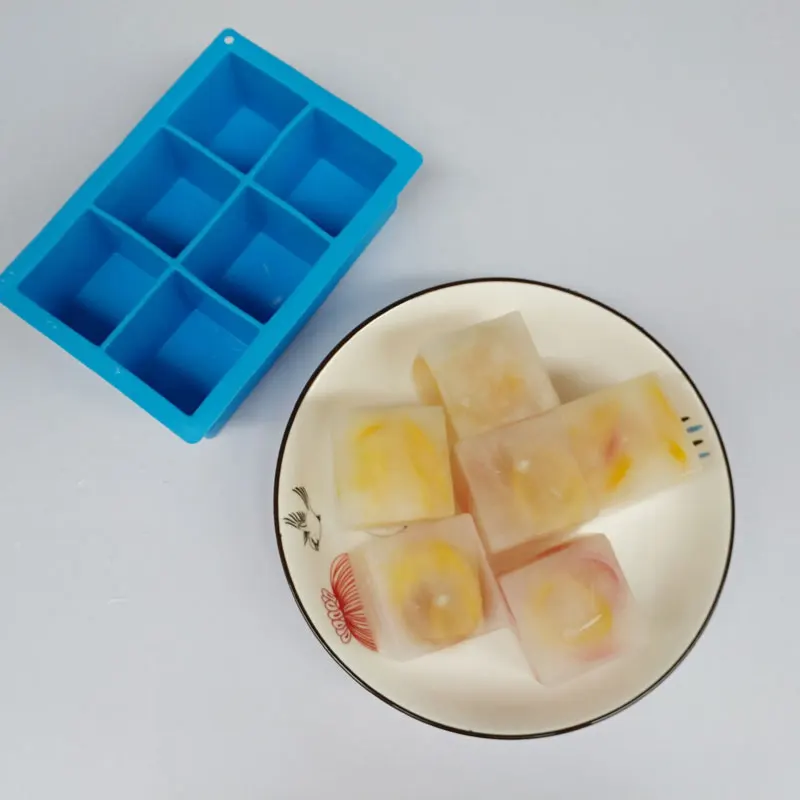 Силиконовая форма для льда сделай сам большая креативная квадратная лоток