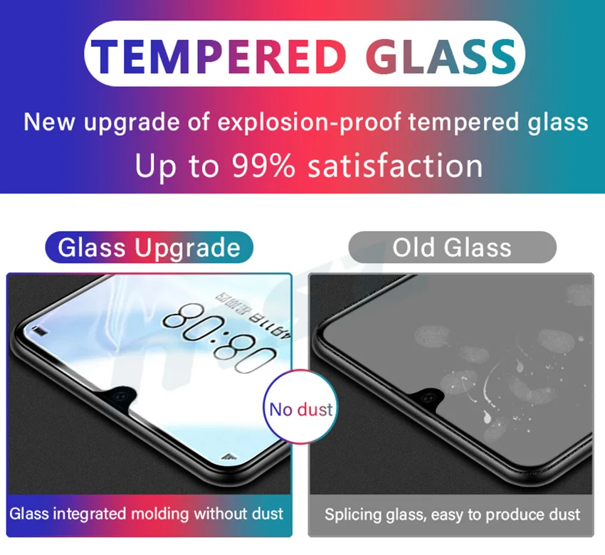 3Pcs Tempered Glass For Huawei Mate 10 20 20X 30 Lite Screen Protector For Huawei P20 Pro P30 P40 P10 Lite Nova 3i 5T 7 Se Glass images - 6