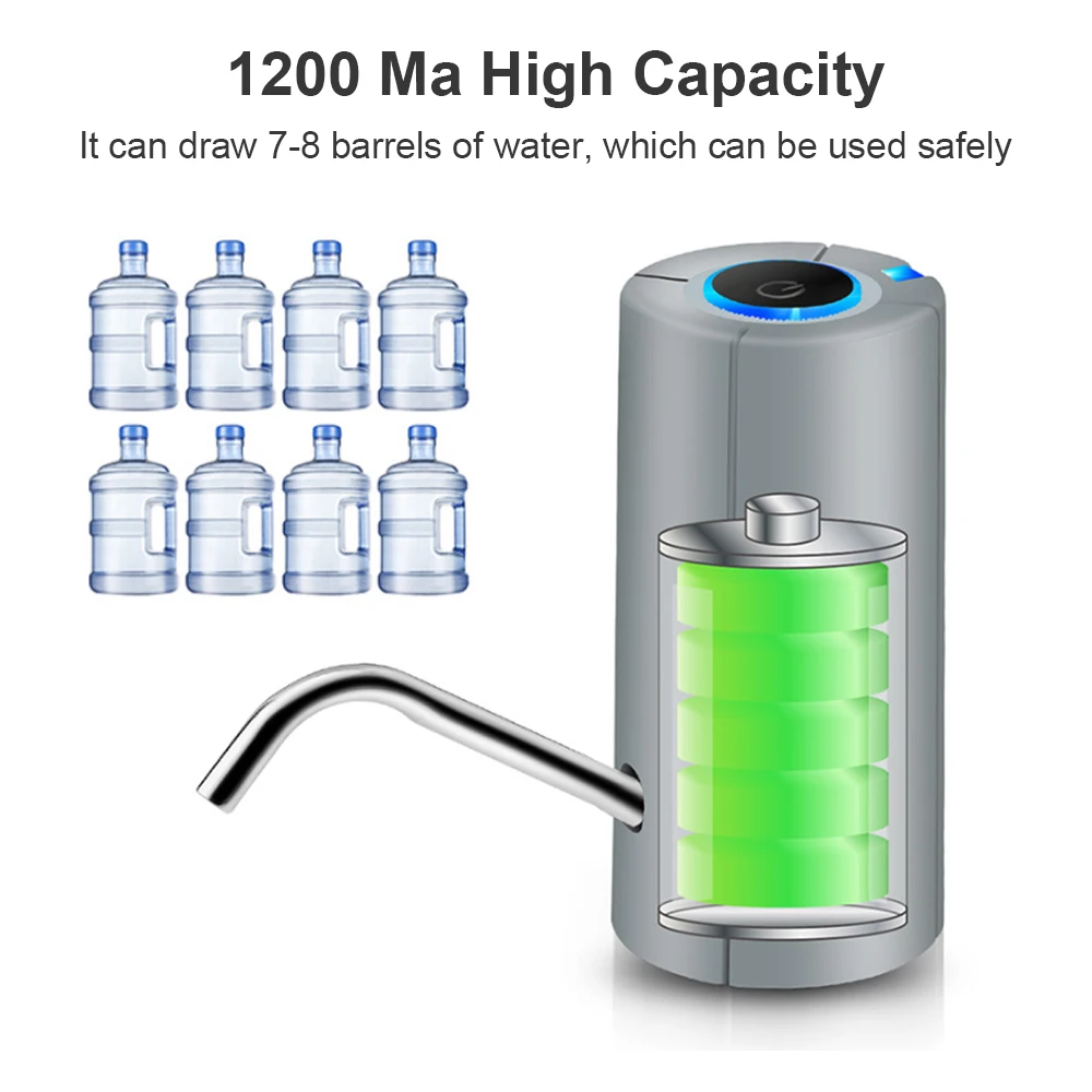 Бытовой автоматический Электрический водяной насос Кнопка диспенсер галлон