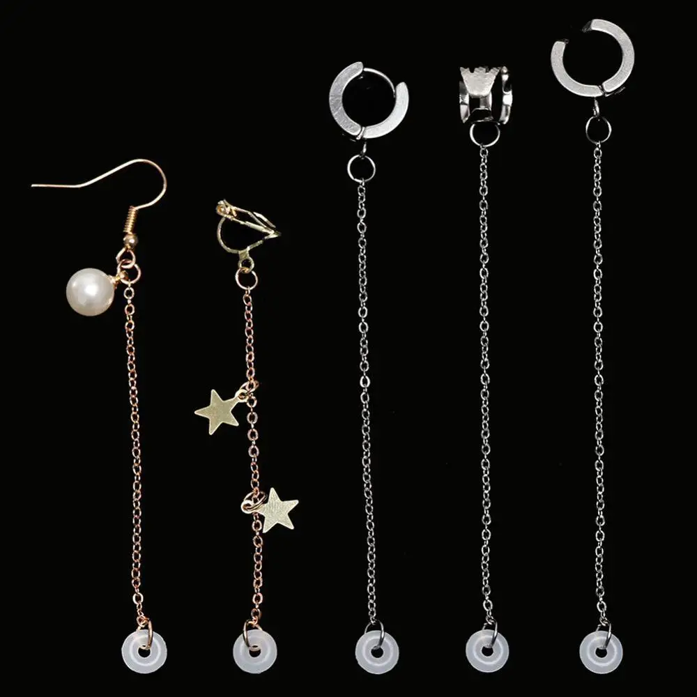 1 пара защита для ушей от потери Креативные аксессуары наушников унисекс серьги