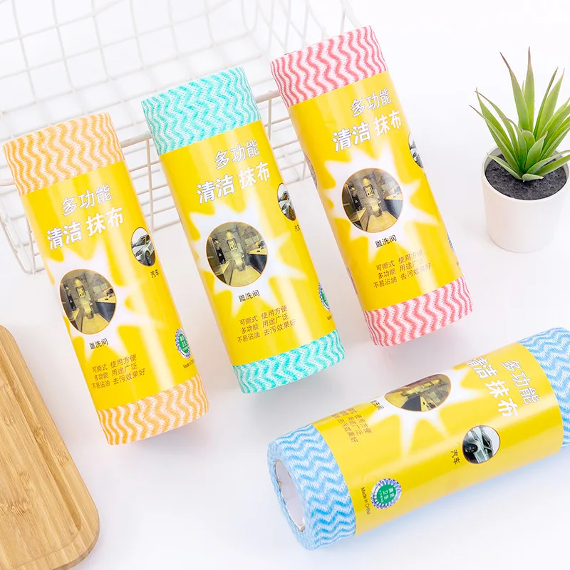 

Wegwerp Keuken Dagelijks Vaatdoek Herbruikbare Schuursponsjes, Handdoek Rollen, Doek Rollen, Niet Gemakkelijk Te Touch Olie