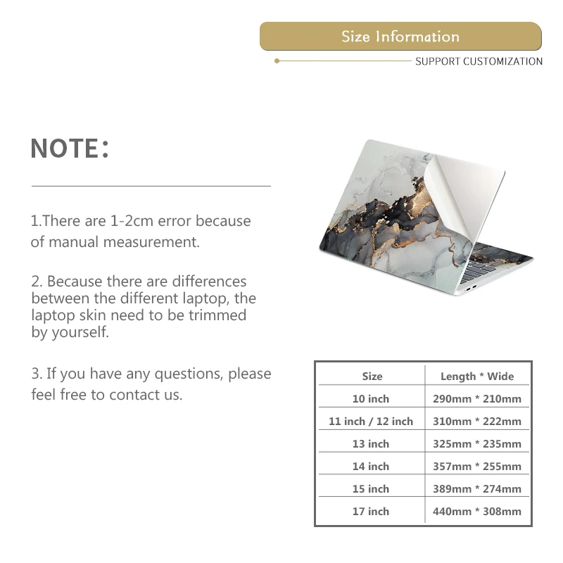 Красочная мраморная Обложка для ноутбука 11 дюймов/12 дюймов/13 3 дюйма/14 дюймов/15 6