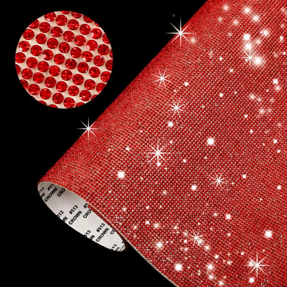 

Long Lasting Add Glamour Rhinestones Sticker Decal Exquisite Car Rhinestone Sticker Wear Resistant for Notebook